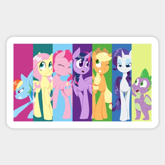 Pony friends Sticker by Imaplatypus